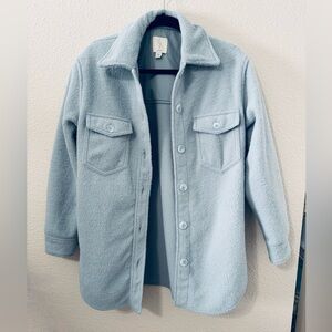 Joie Flannel Shacket-Size:Small